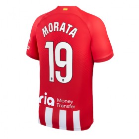Atletico Madrid Alvaro Morata #19 Hemmakläder 2023-24 Kortärmad